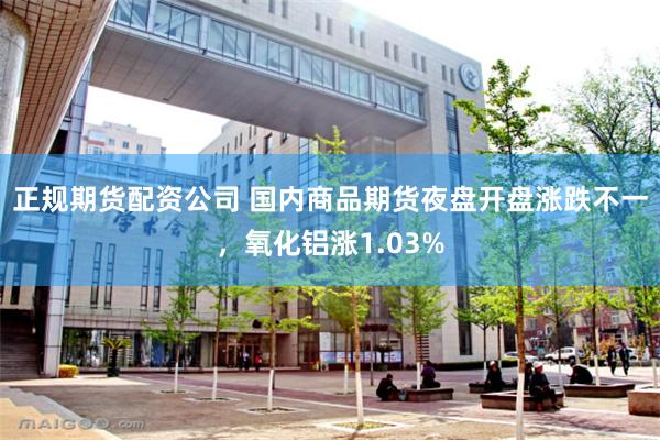正规期货配资公司 国内商品期货夜盘开盘涨跌不一，氧化铝涨1.03%