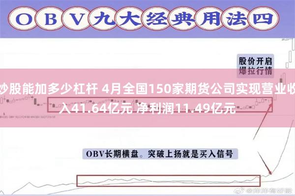 炒股能加多少杠杆 4月全国150家期货公司实现营业收入41.64亿元 净利润11.49亿元
