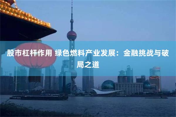 股市杠杆作用 绿色燃料产业发展：金融挑战与破局之道
