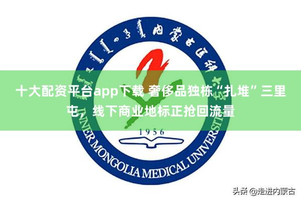 十大配资平台app下载 奢侈品独栋“扎堆”三里屯，线下商业地标正抢回流量