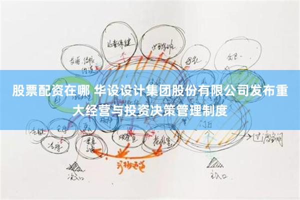 股票配资在哪 华设设计集团股份有限公司发布重大经营与投资决策管理制度