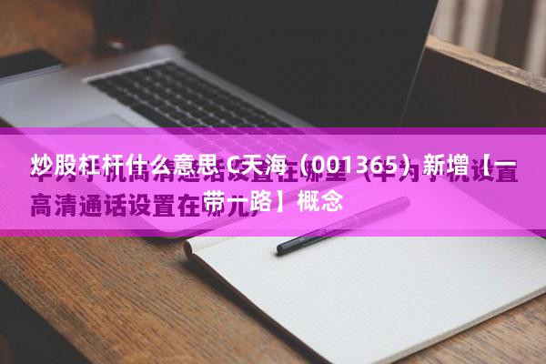 炒股杠杆什么意思 C天海（001365）新增【一带一路】概念