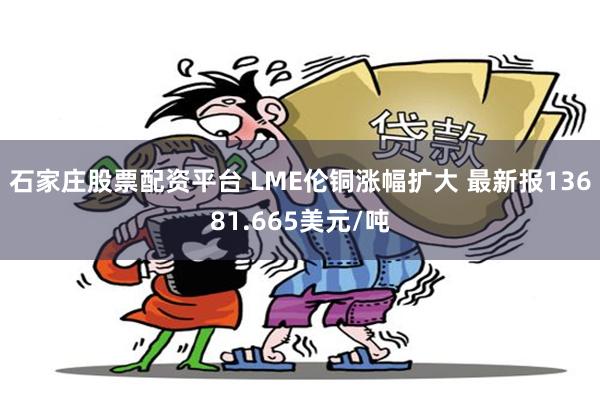 石家庄股票配资平台 LME伦铜涨幅扩大 最新报13681.665美元/吨