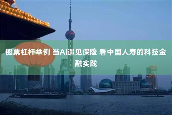 股票杠杆举例 当AI遇见保险 看中国人寿的科技金融实践