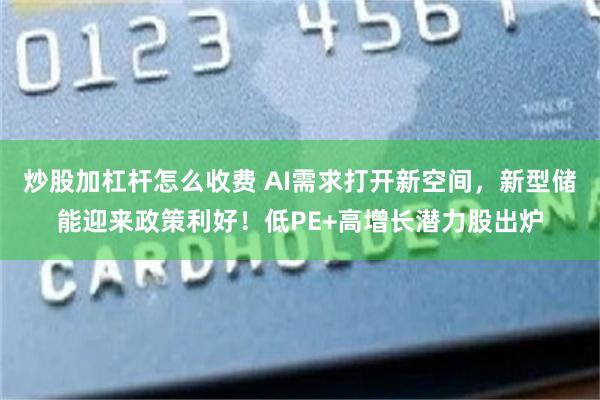 炒股加杠杆怎么收费 AI需求打开新空间，新型储能迎来政策利好！低PE+高增长潜力股出炉