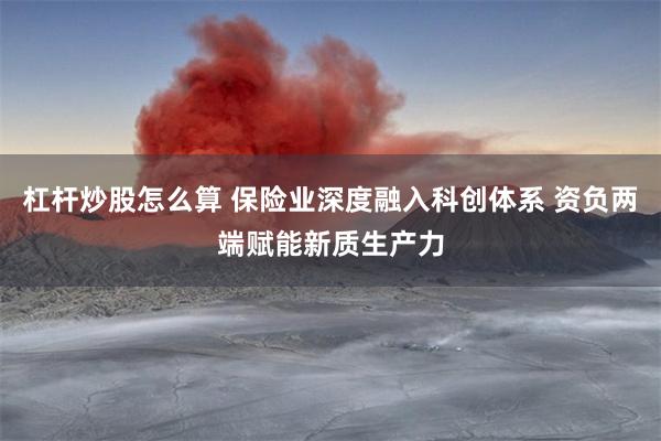 杠杆炒股怎么算 保险业深度融入科创体系 资负两端赋能新质生产力